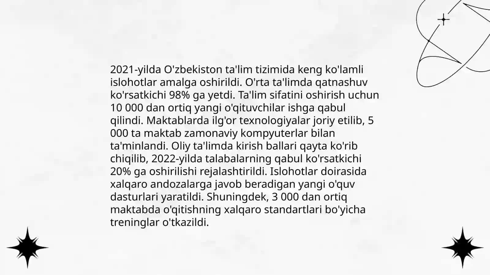 Oʻzbekiston Respublikasidagi ijtimoiy oʻzgarishlar 4