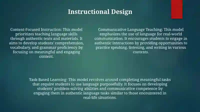 A Language Teaching Model 4