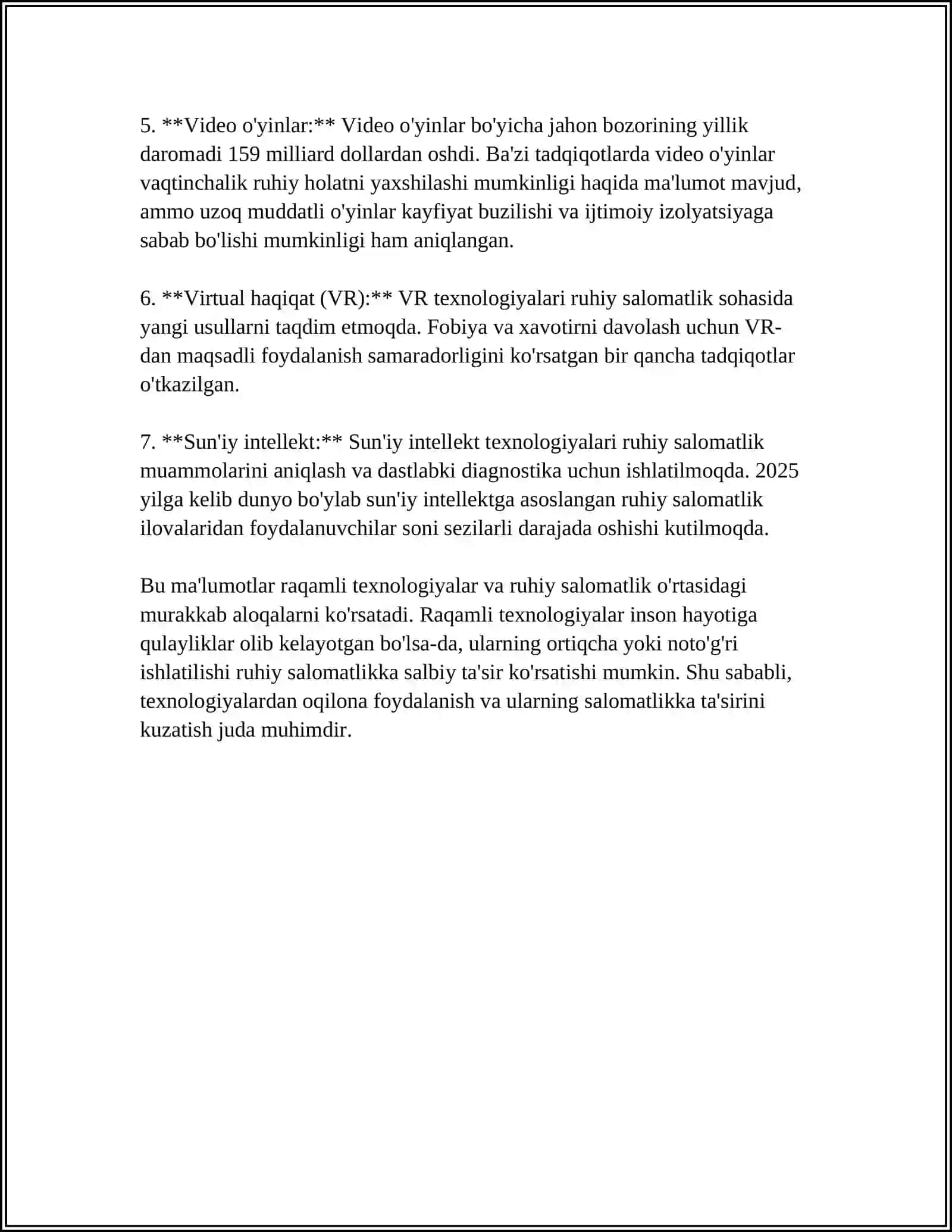 Raqamli texnologiyalarning salbiy ta'sirini bartaraf etishning amaliy usullari va ijtimoiy - psixologik trening imkoniyatlari 4