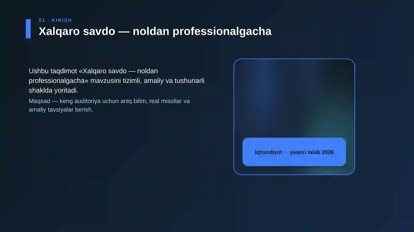 Xalqaro savdo — noldan professionalgacha 4