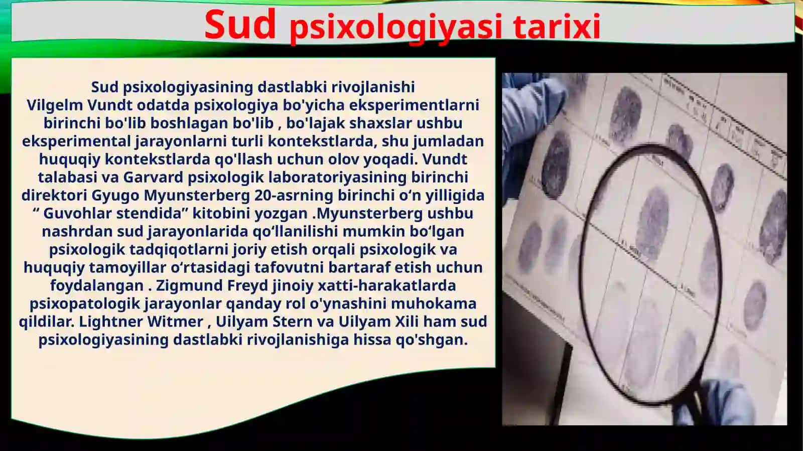 Sudpsixologiyasiga kirish: tashkilotlar va huquqbuzarlar bilan ishlash 4
