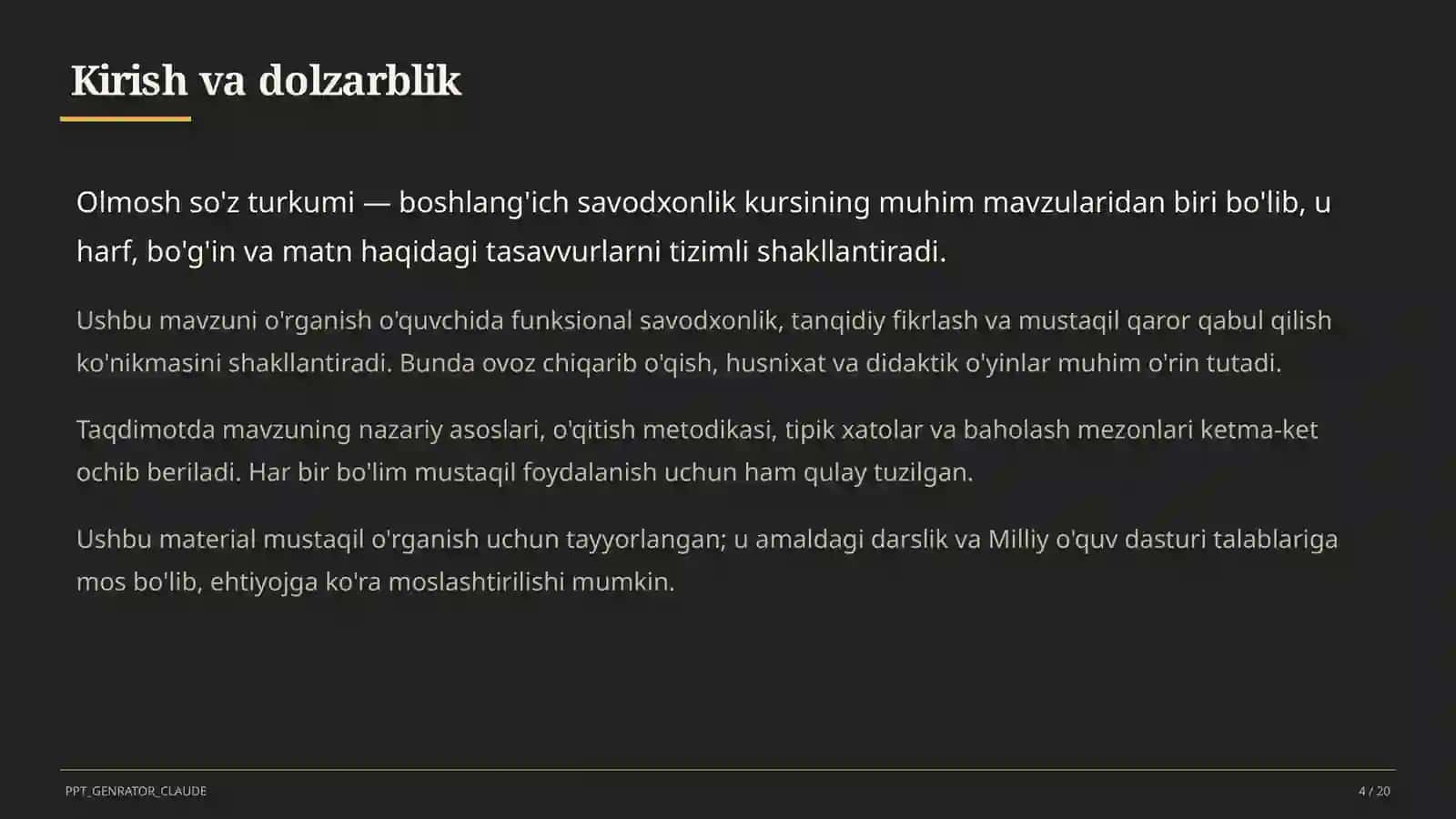 Olmosh so'z turkumi (4-sinf) 4