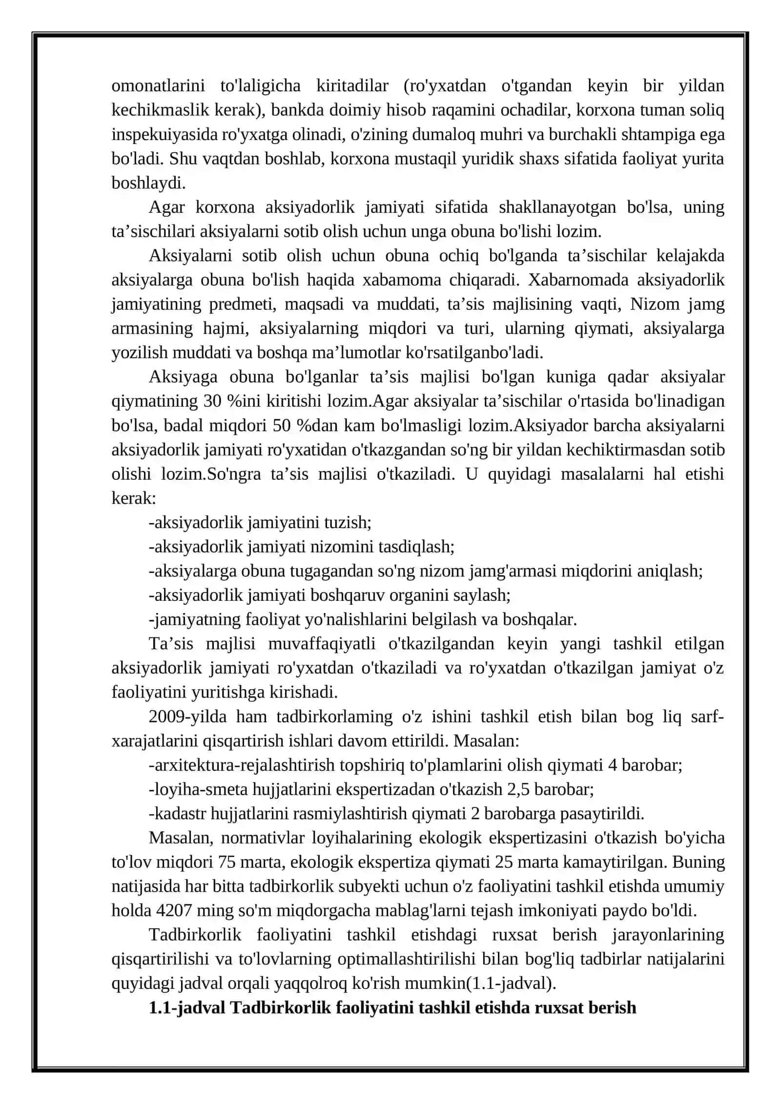 Kichik biznes va tadbirkorlik faoliyatini tashkil etish va boshqarish 4