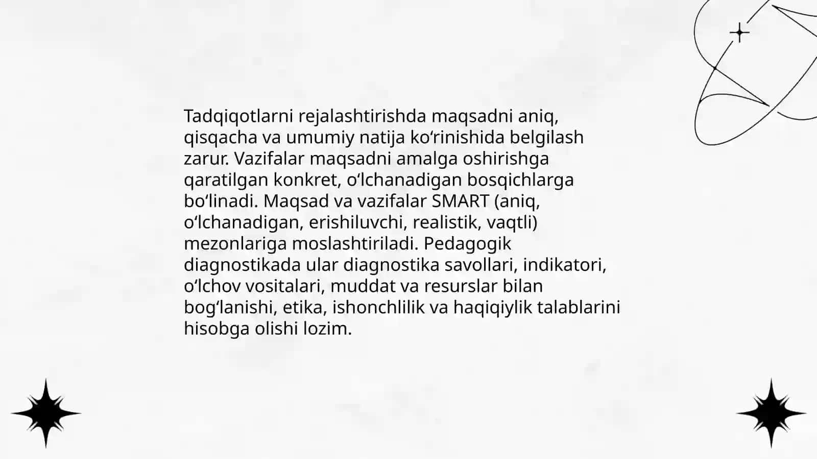 Pedagogik diagnostikada tadqiqotlarni tashkil qilish 4