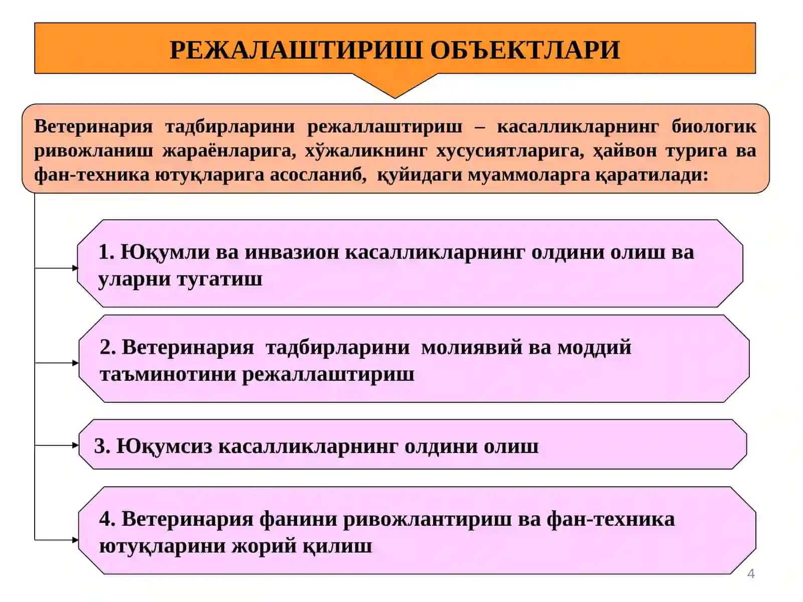 Ветеринарияда режалаштириш 4