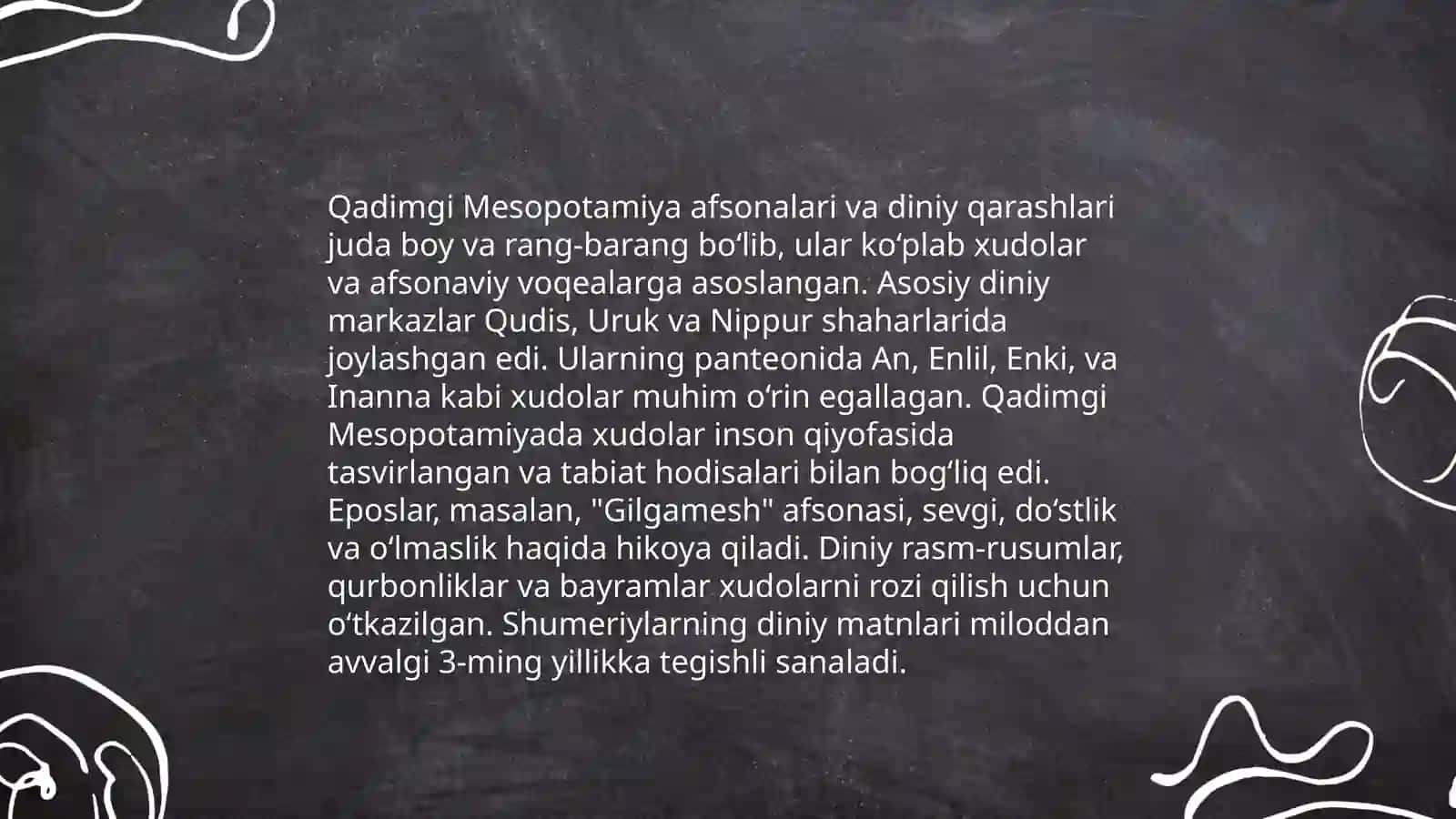 Qadimgi Sharqda asotiriy tasavvurlar va falsafiy bilimlarning paydo bo‘lishi mavzusidan esse tayyorlash 4