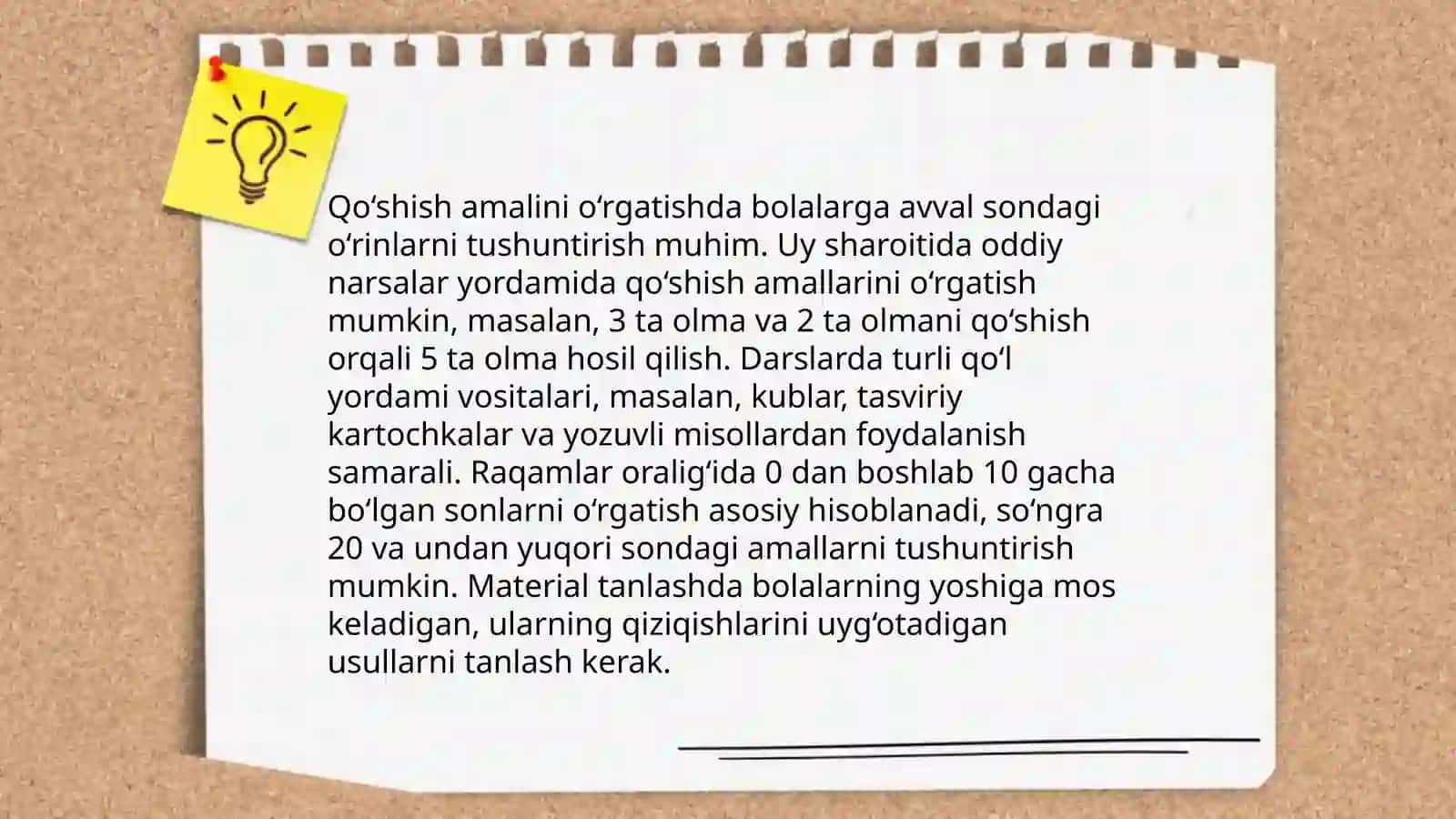 KONSENTRLAR BO‘YICHA ARIFMETIK AMALLARNI O‘RGATISH, QO‘SHISH VA AYIRISH, KO‘PAYTIRISH, BO‘LISH VA QOLDIQLI BO‘LISHGA O‘RGATISH METODIKASI.kurs ishiga slayd 4
