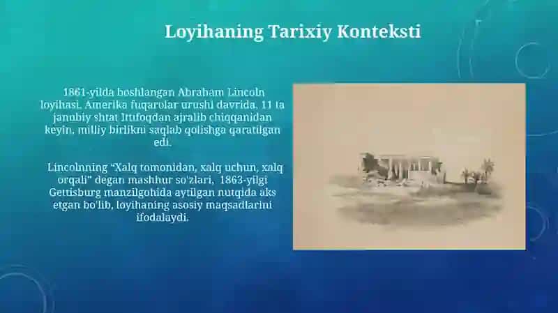Abraham Linkoln Loyihasi 4
