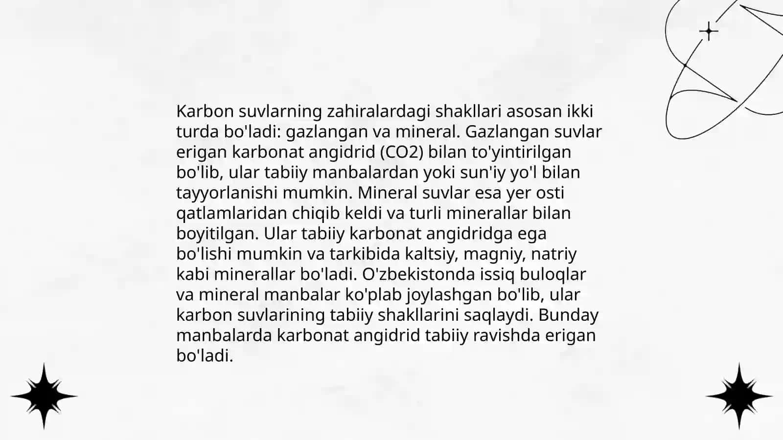 Ochlikda karbon suvlar. Yoĝlar va oqsillar almashuvuning buzulishi 4