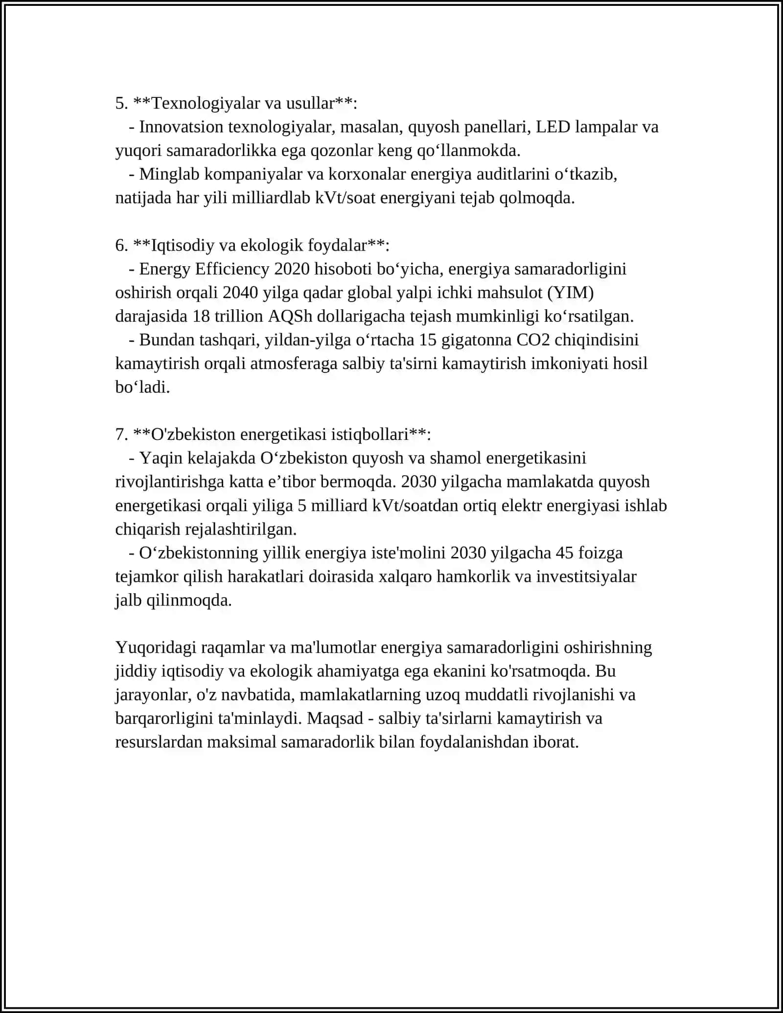 KORXONA RESURSLARIDAN OQILONA FOYDALANISH YO'LLARI 4