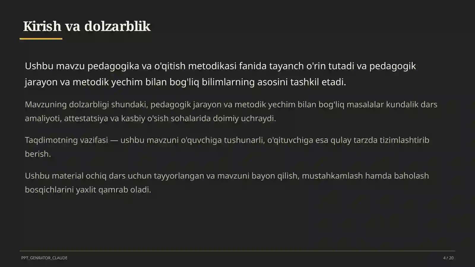O'qituvchining nutq madaniyati va pedagogik muloqot 4