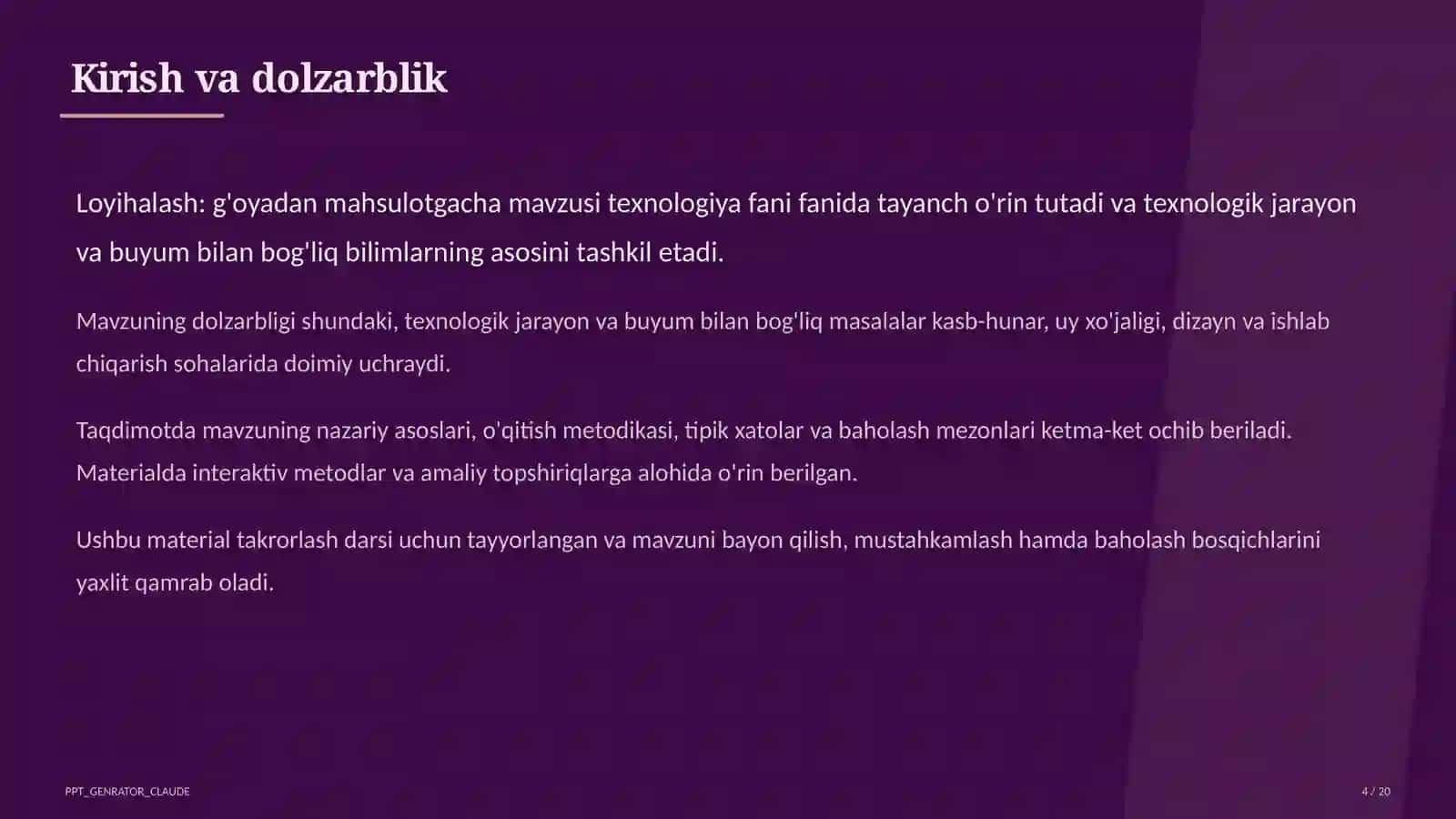 Loyihalash: g'oyadan mahsulotgacha (8-sinf) 4