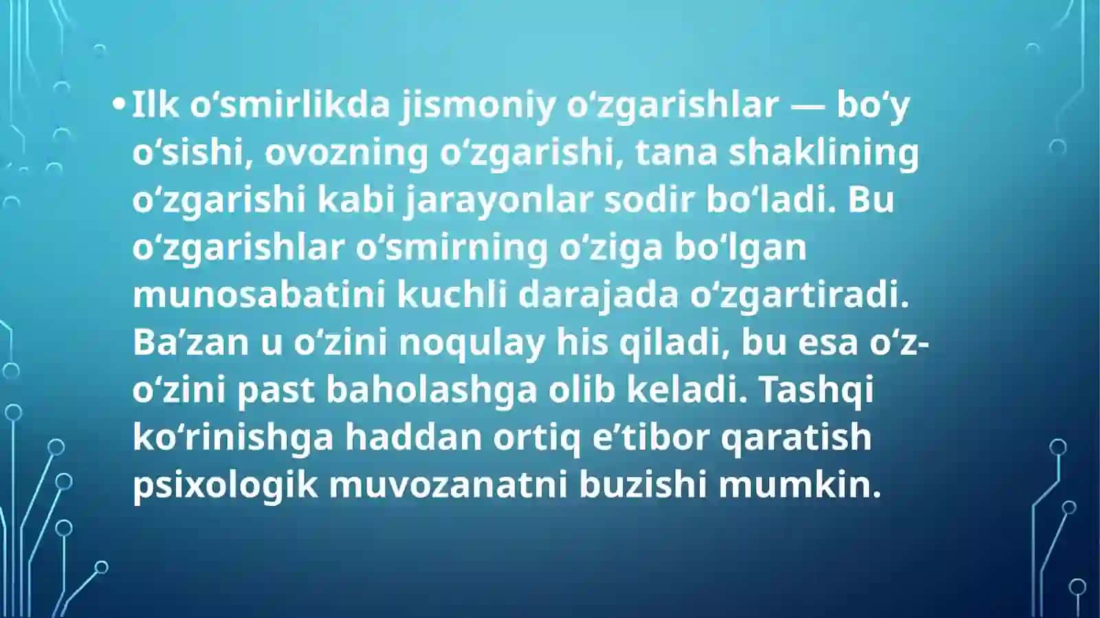 Ilko's pirinlik davri psixologik jarayonlarning shakllanish xususiyatlari 4