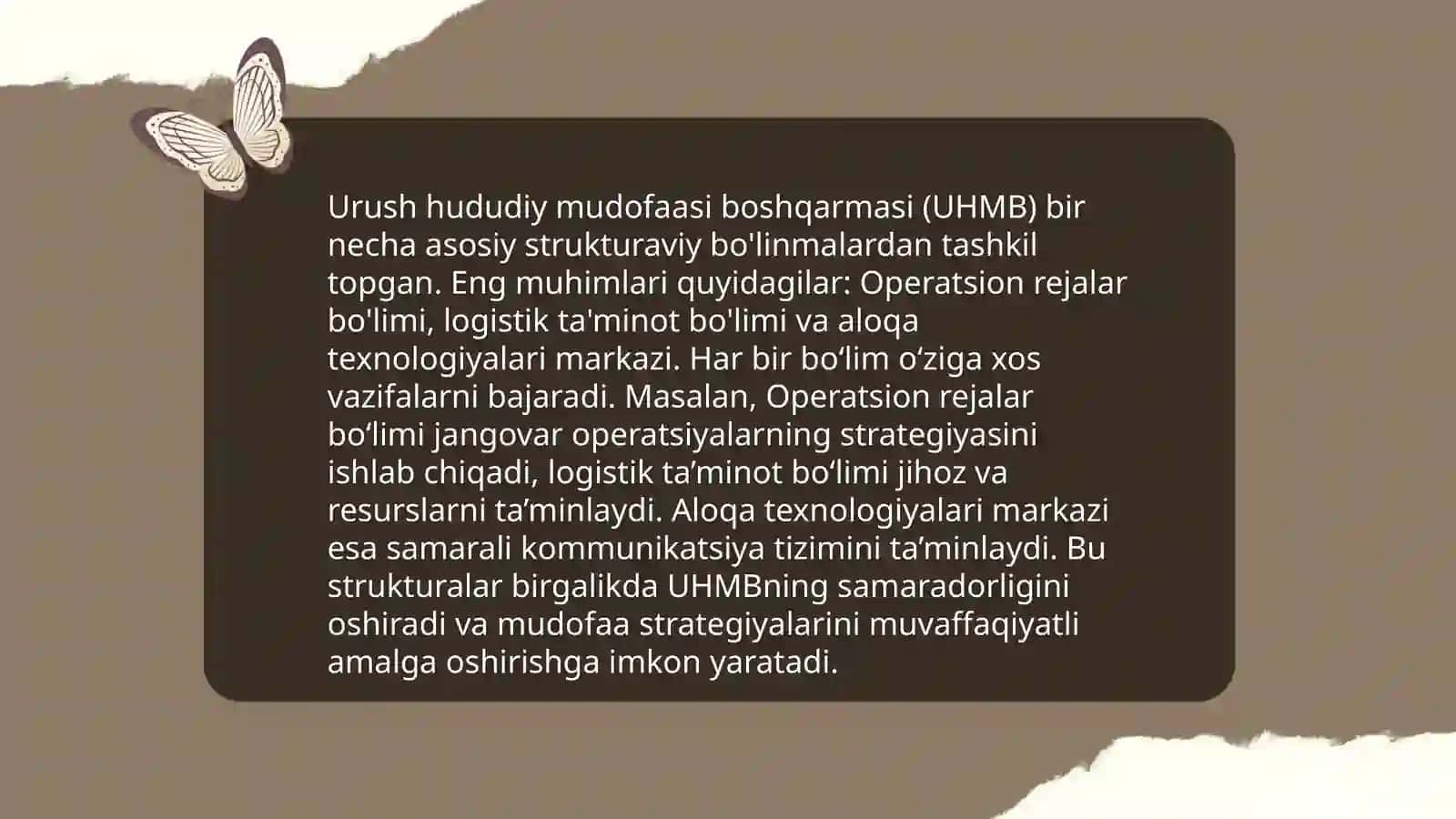 Urush holati hududiy mudofaa xalqaro hamkorlik Oʻzbekiston Respublikasining Mudofaa Dakrinasining umumiy qoidalari harbiy harbiy siyosiy jinoyatlari Xolmamatov Diyorbek 4