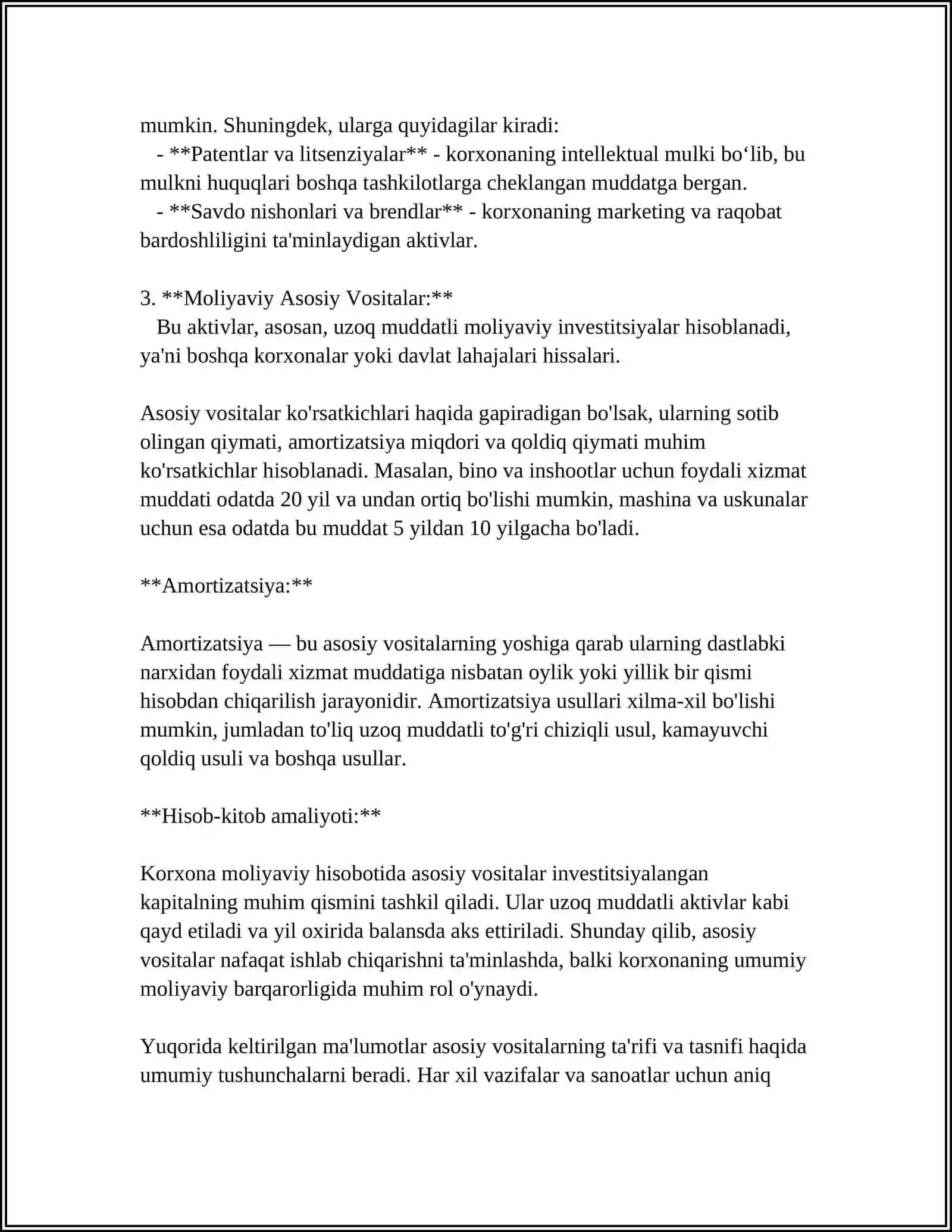 BUDJET TASHKILOTLARIDA ASOSIY VOSITALAR HISOBI 4