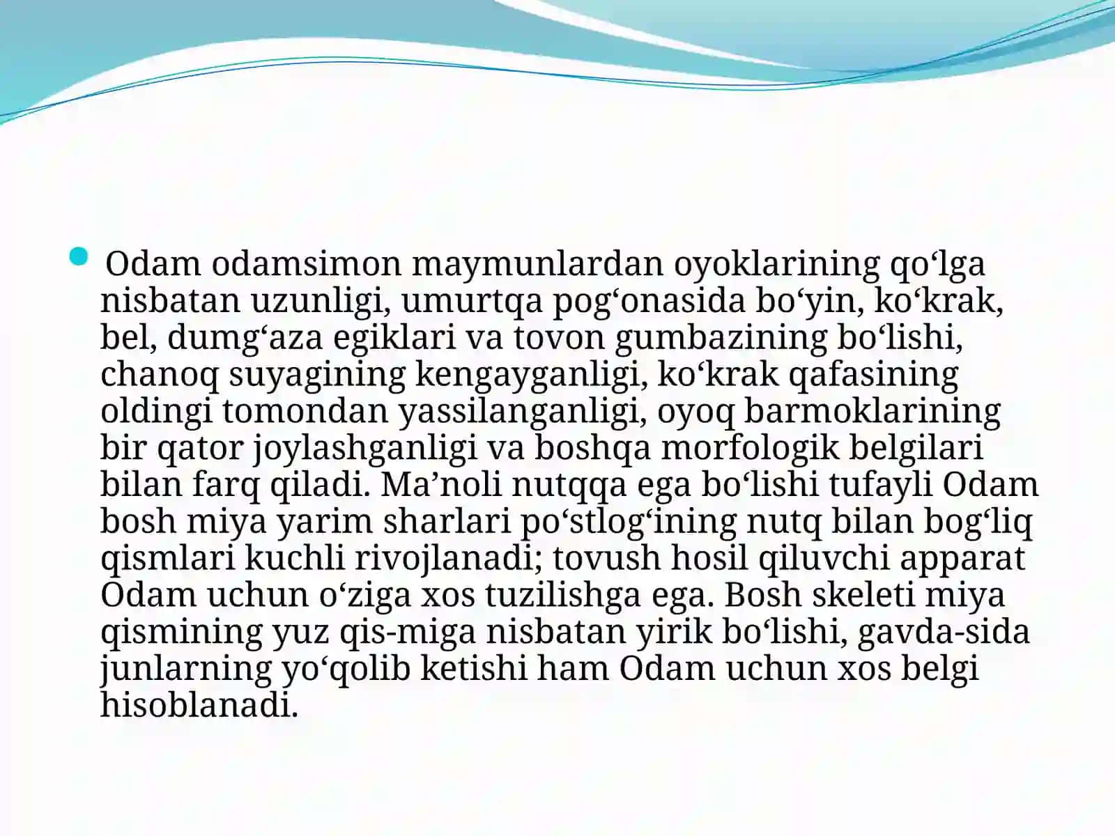Odampaydobo’lishigadoirzamonaviyg’oyalarvaularningisboti 4