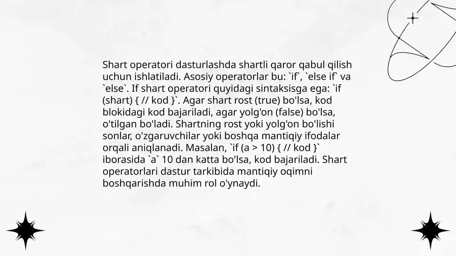 Tarmoqlanish va takrorlanish instruksiyalari 4