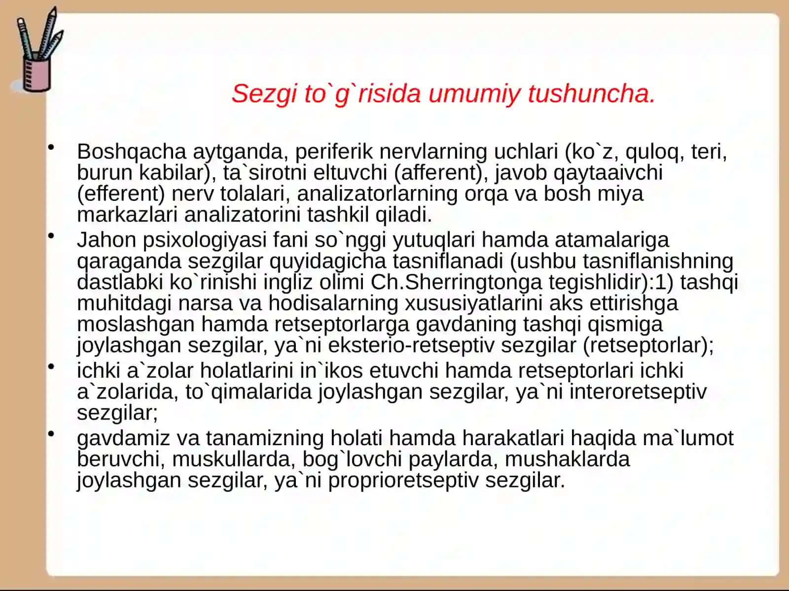 Sezgitizimlarning tuzilishi va funksiyasi 4