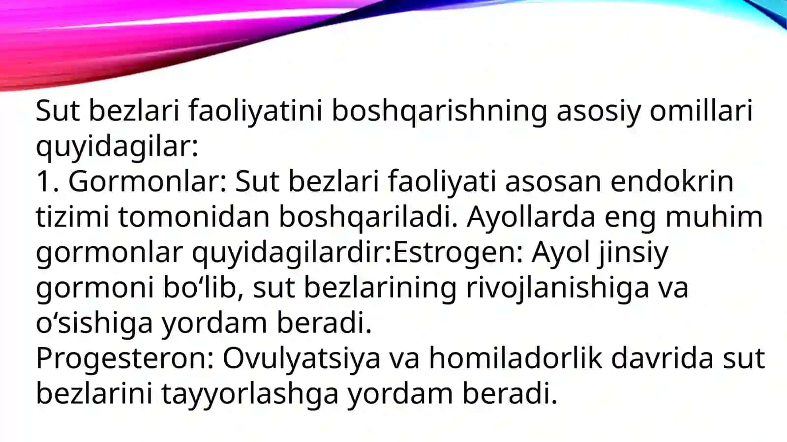 Sut bezlari faoliyatinining boshqarilishi 4