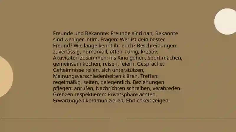Personen und Hobbys auf Deutsch 4