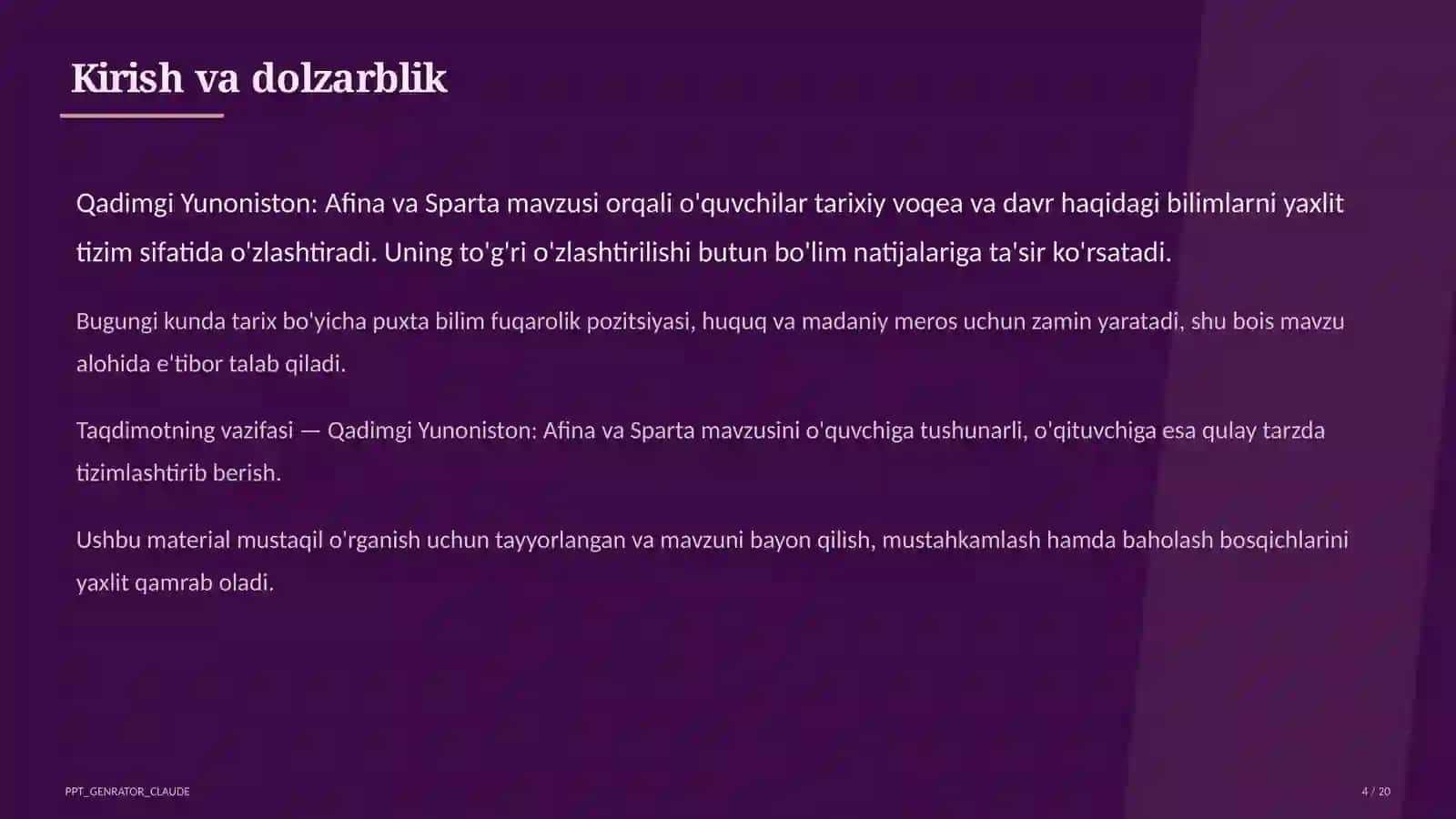 Afina va Sparta (6-sinf) 4