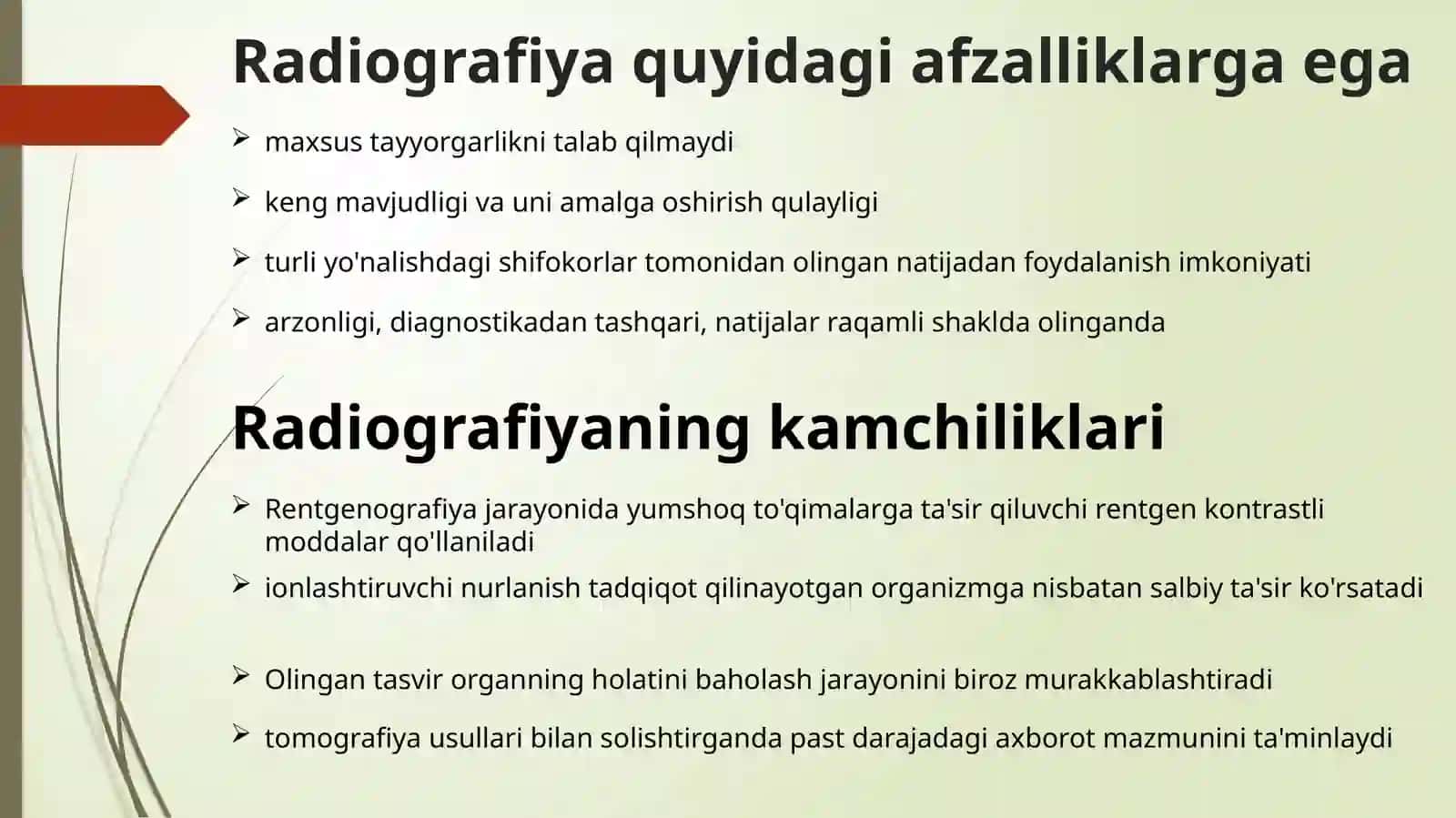 Nafas a’zolari kasalliklaridagi funksional-instrumental tekshiruvlar: Rentgenogrammalar interpretatsiyasi 4