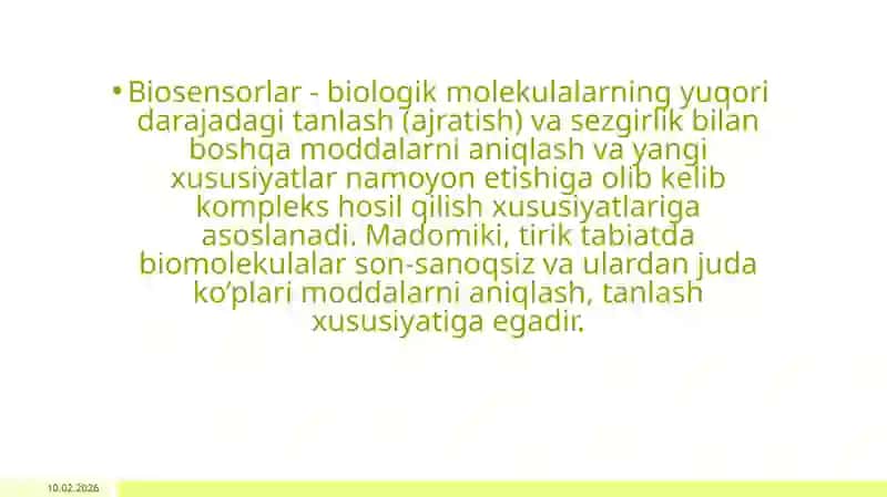 Fermentlibiosensorlarningtibbiyotdagio’rni 4