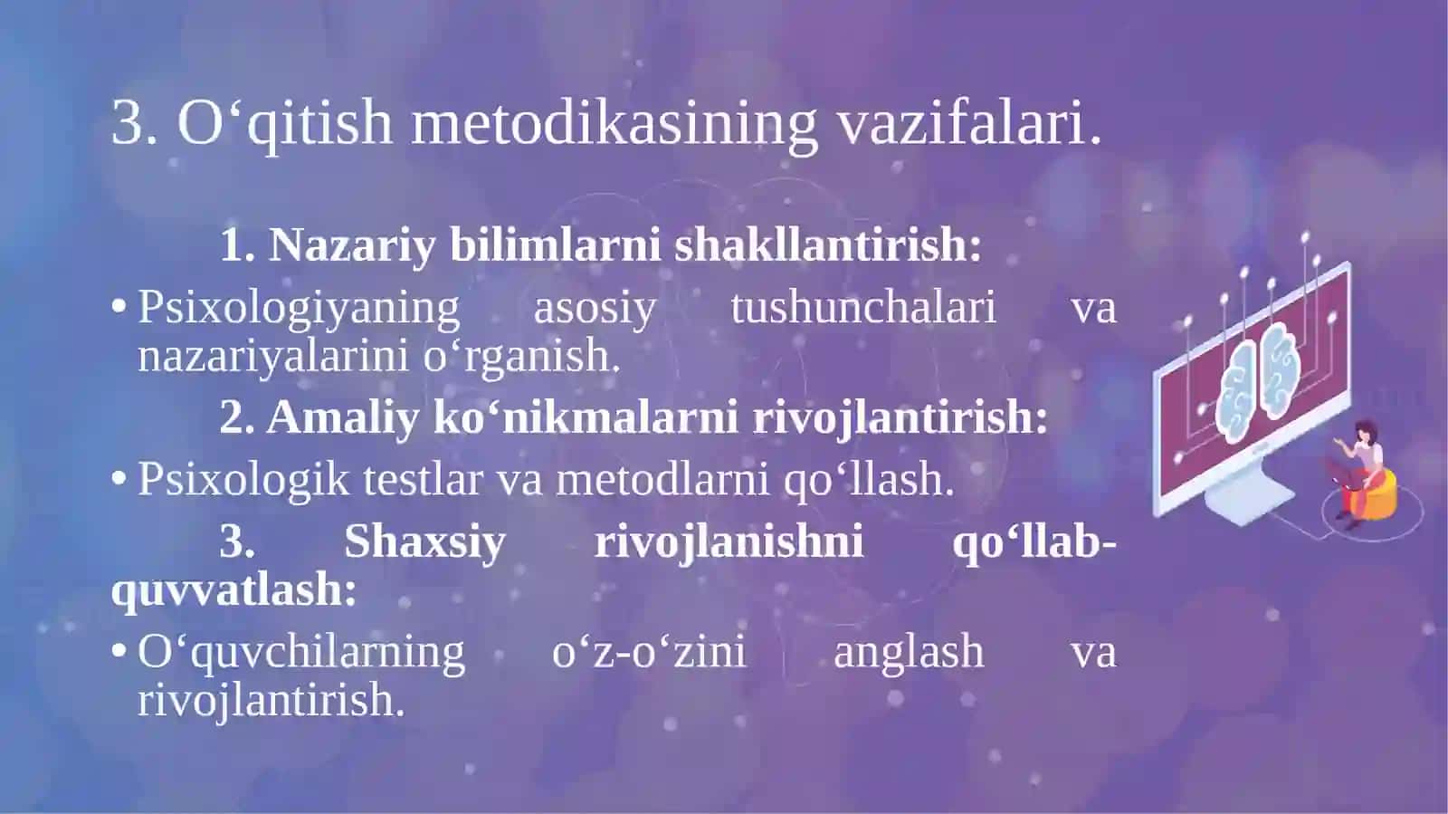 Psixologiya fanining rivojlanish tarixi va hozirgi holati 4
