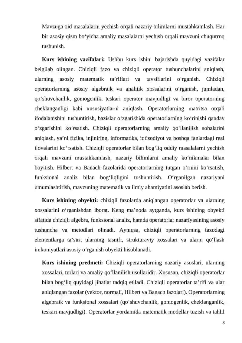Chiziqli operatorlar 4