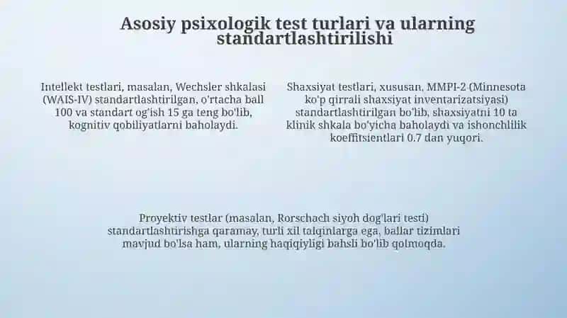 Psixologik testlashtirishning zamonaviy holati 4