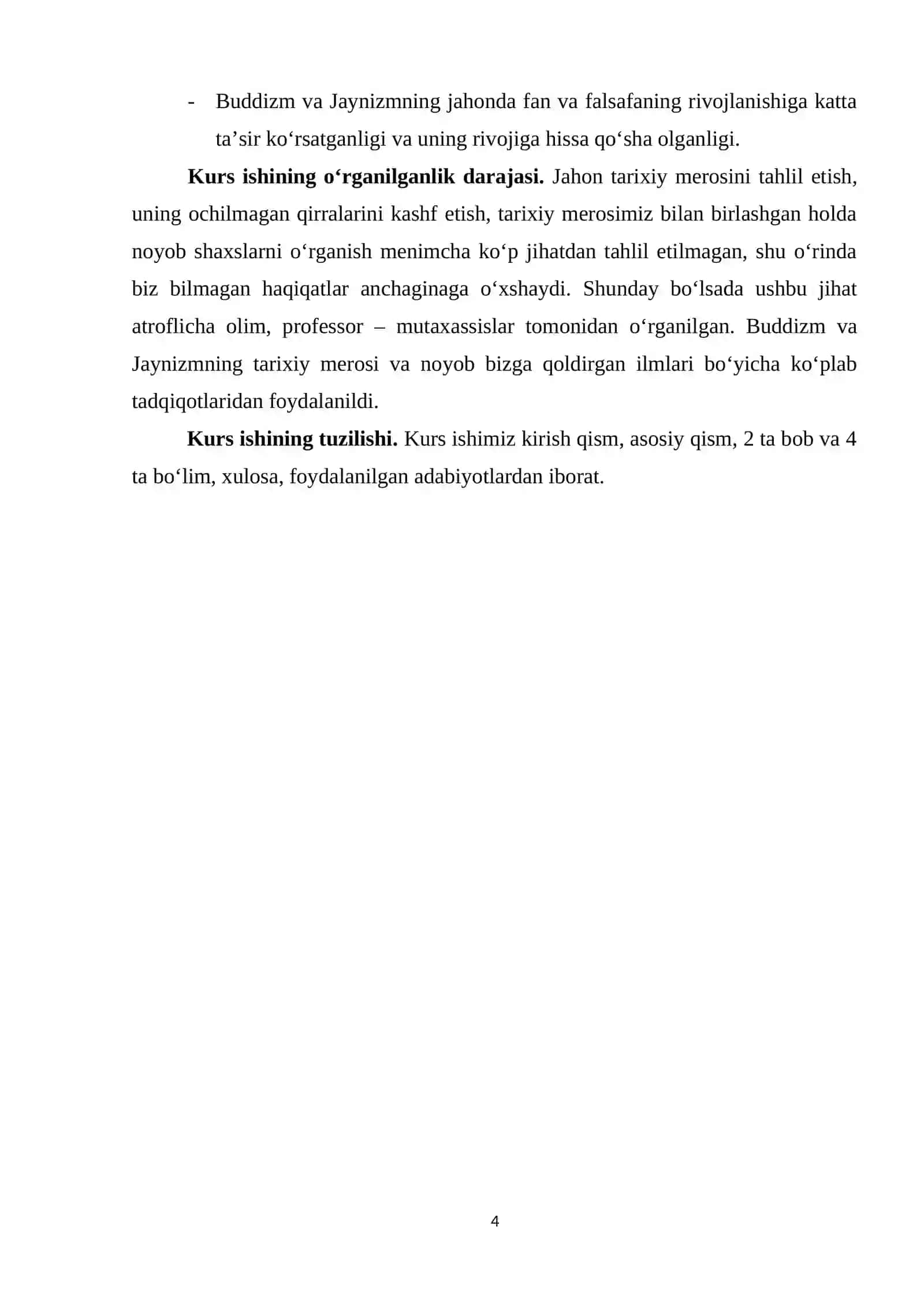 Buddiyzm va Jaynizm ta'limotining falsafiy mohiyati. (2) 4