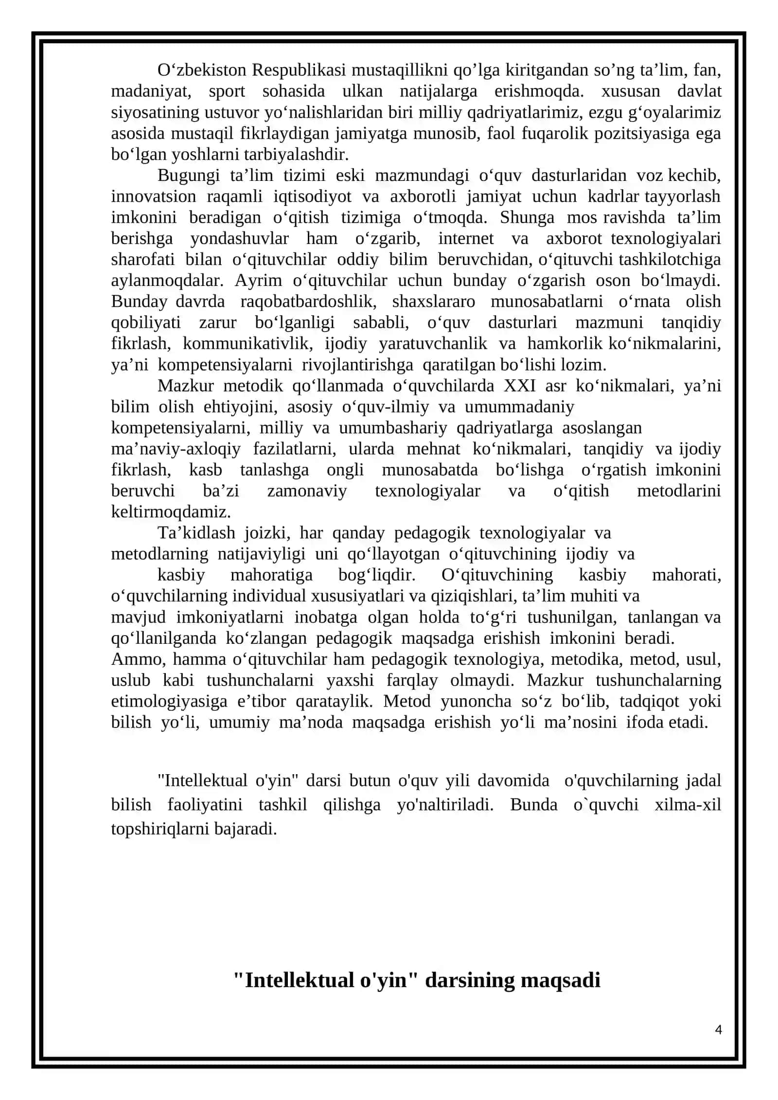 8-sinf Huquqshunoslik fanidan O'zbekiston Respublikasi Prezidenti dars ishlanma 4