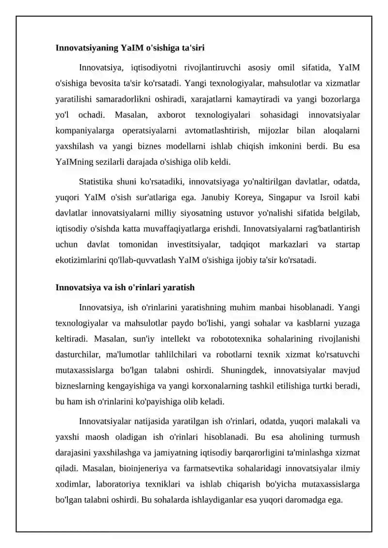 Tadbirkorlik Faoliyatini Rivojlantirishda Innovatsiyalar Roli 4