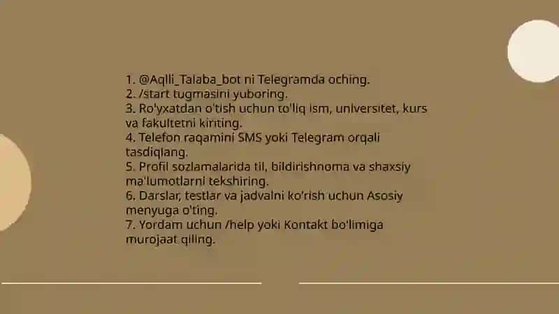 @Aqlli_Talaba_bot 4