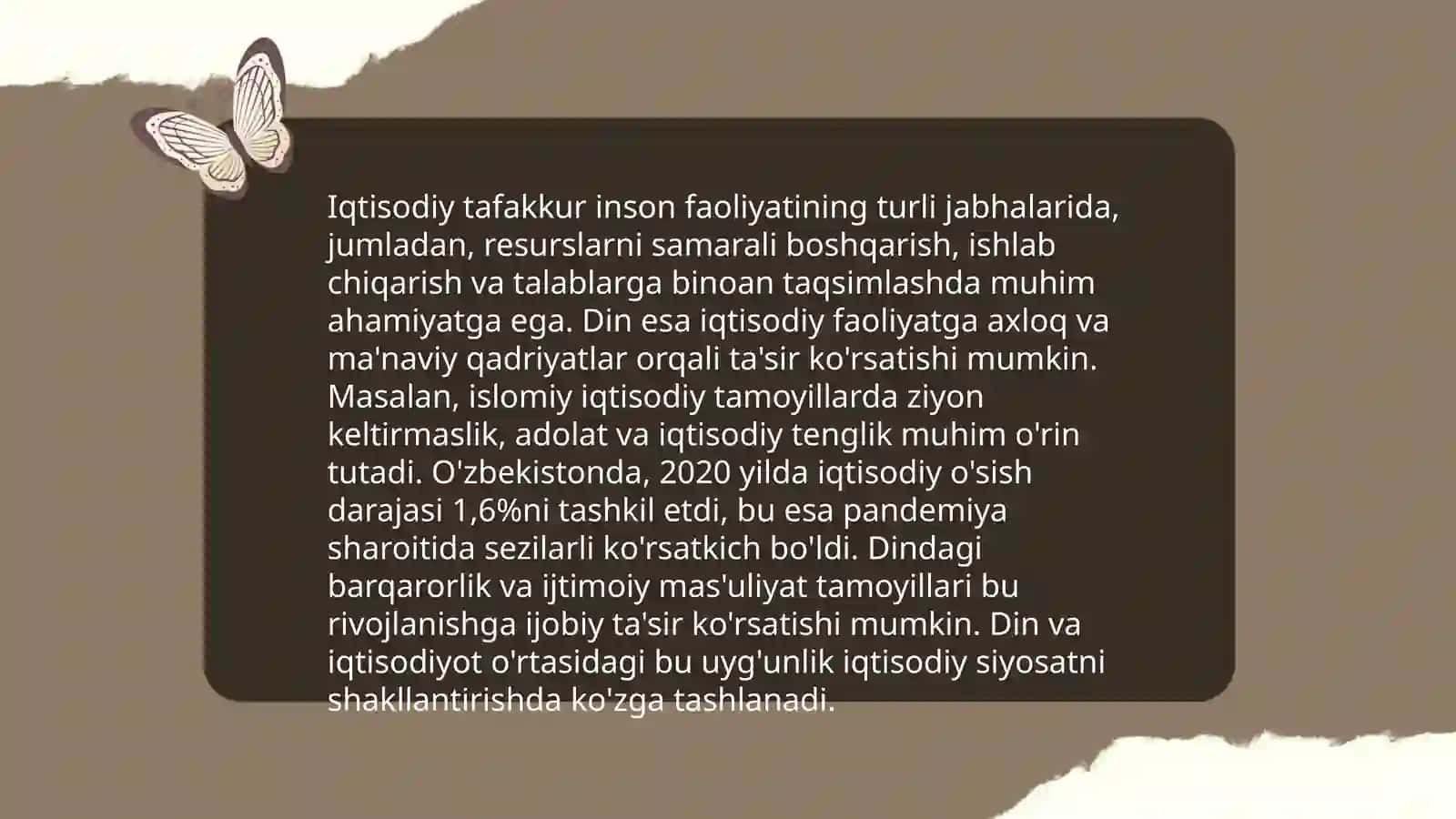Oʻrta asr iqtisodiy tafakuri 4