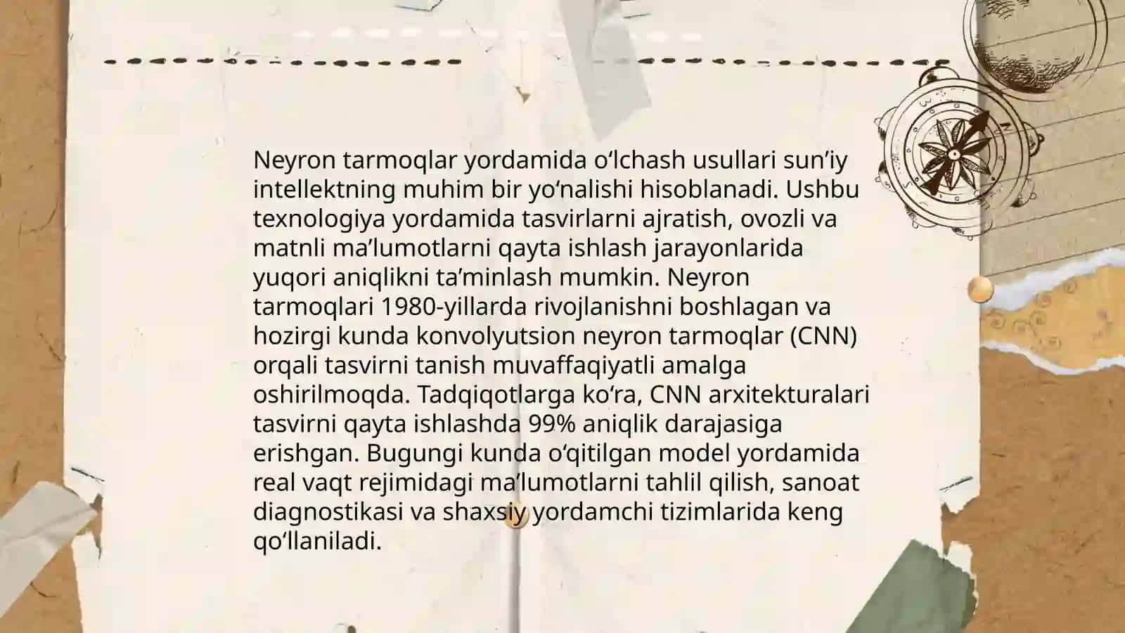 O'lchashning standart hisoblashning muqobil usullari 4