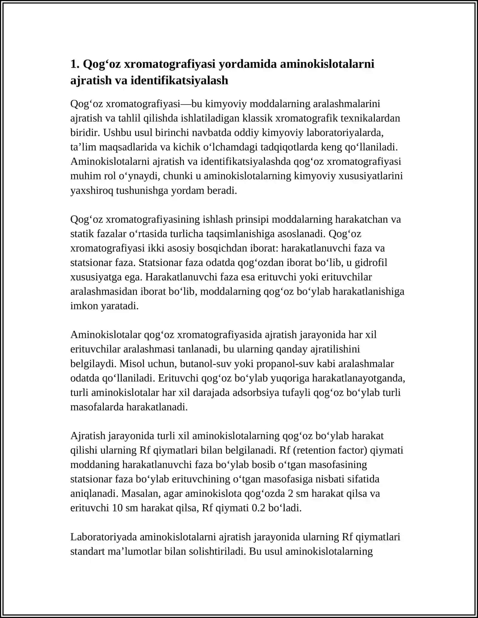 AMINOKISLATALARNI AJRATIB OLISH VA IDENFIKATSIYALASH USULLARI 4