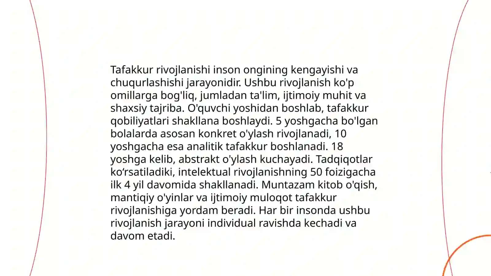 Tafakkur borasidagi psixologik nazariylar 4