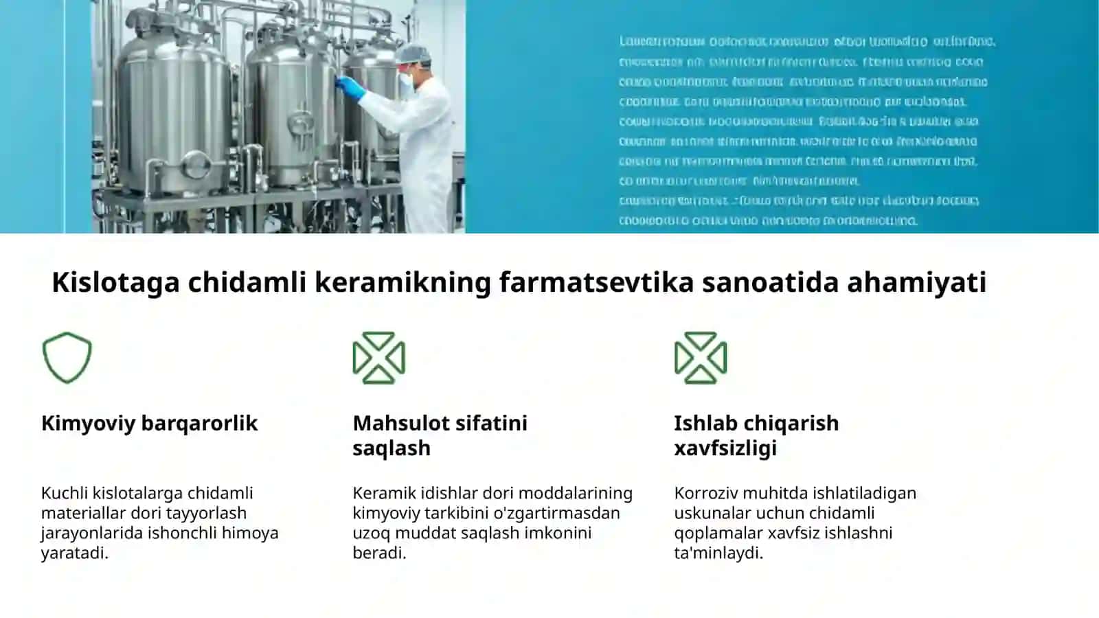 Kislotaga chidamli keramik 4