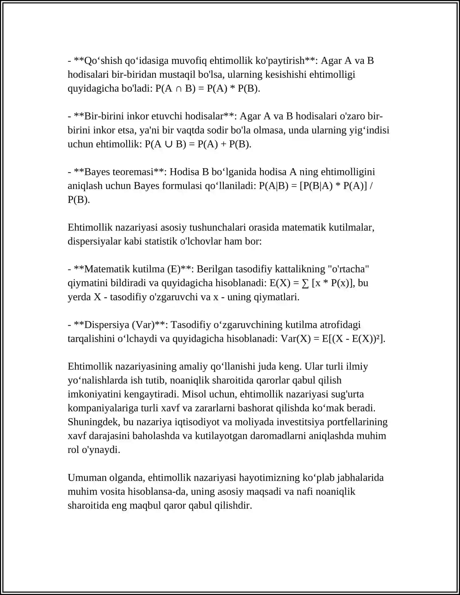 STATISTIK TEKSHIRISH USULLARI 4
