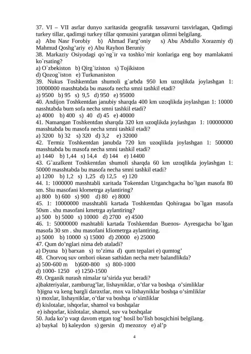 O’ZBЕКISTОN TАBIIY GЕОGRАFIYASI 4