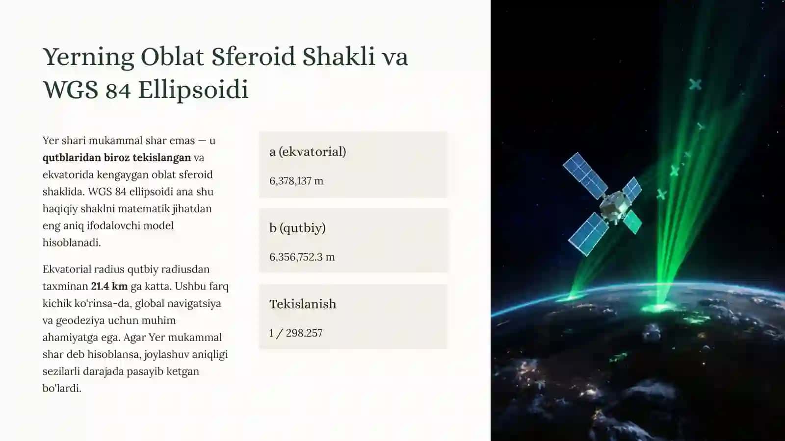 WGS 84 Koordinata Tizimi 4