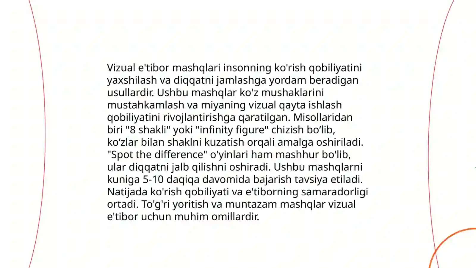 Diqqatni rivojlantiruvchi psixologik mashg'ulotlar 4