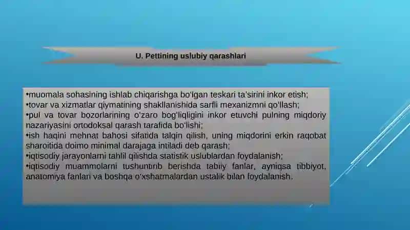 Klassik Iqtisodiy Maktabning Vujudga Kelishi 4