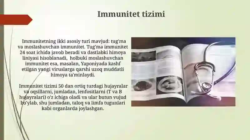 Tibbiy bilim asoslari faniga kirish va odam organizmi haqida tushuncha 4