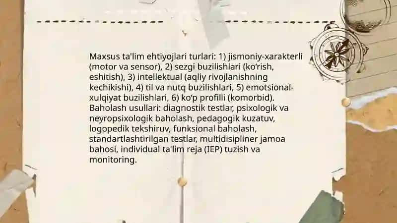 Korreksion pedagogika asoslari.Inklyuziv taʼlim 4