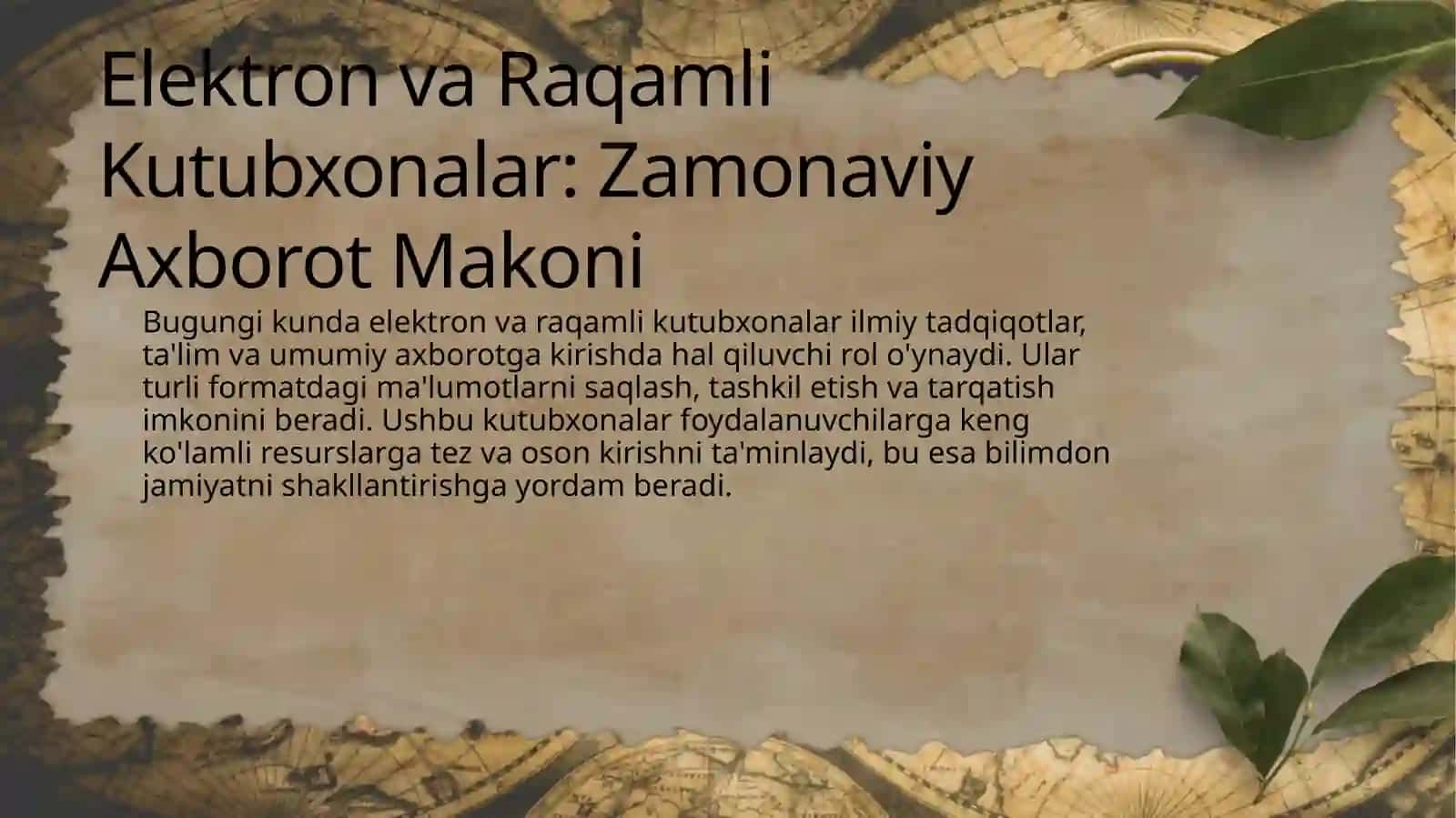 Elektron va raqamli kutubxonalarni integratsiya qilish 4