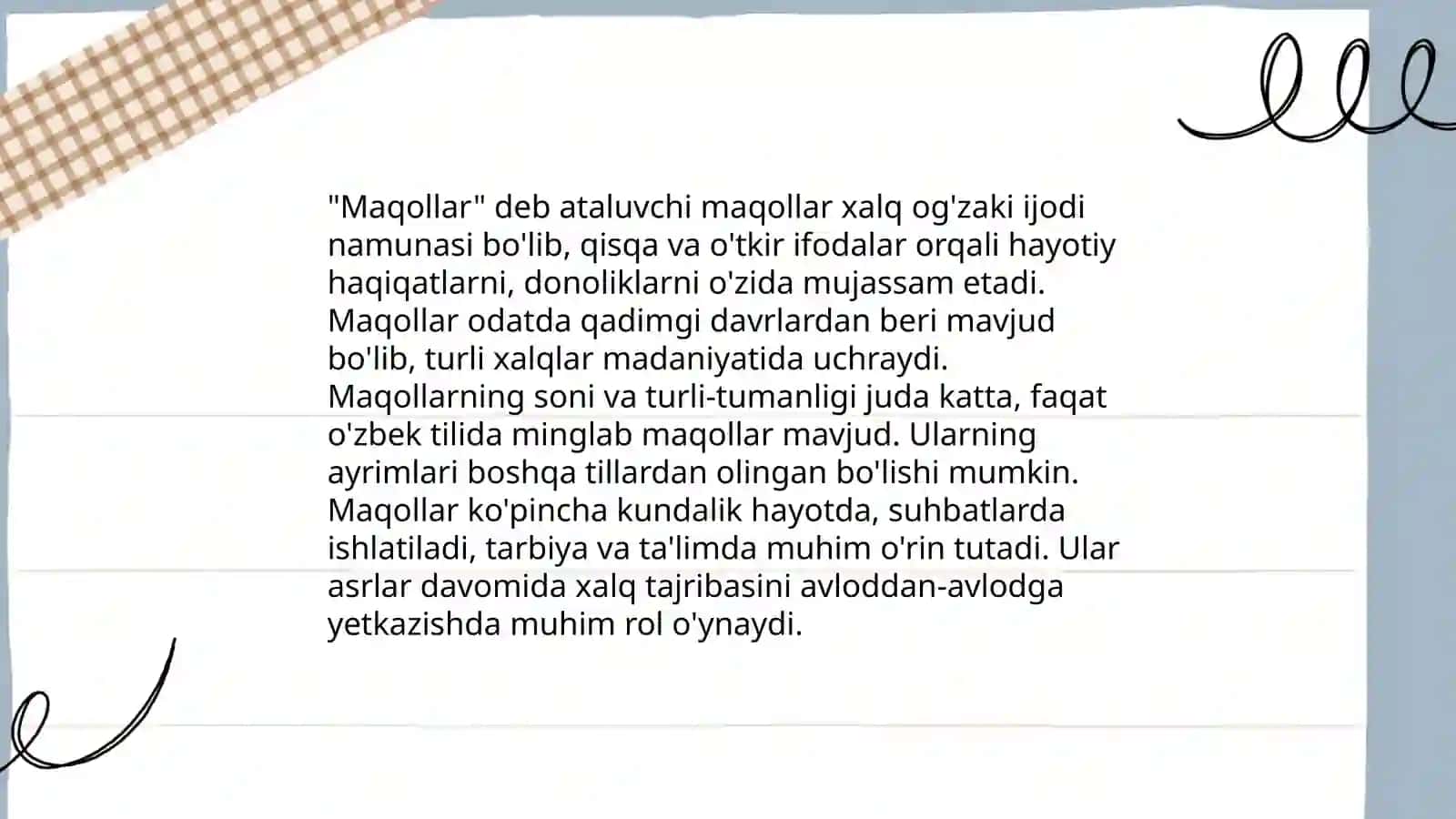 Xalq og'zaki ijodi janrlari 4
