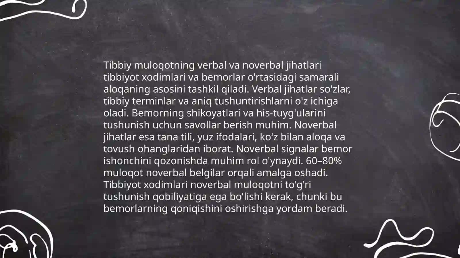 Shifokor va bemor muloqotining psixologik xususiyatlari 4