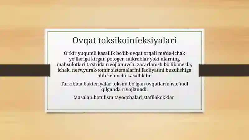Ovqatdanzaharlanish va uning profilaktikasi 4